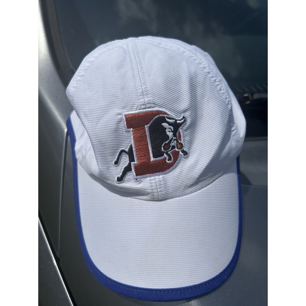 Durham Bulls 47 Brand Grand Stand Clean Up Signed Baseball Cap OSFA MiLB Hat